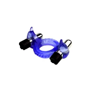 ANILLO VIBRADOR DOBLE DELFIN