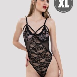 BODY ENCAJE CON LATERALES DE TUL